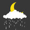 Forte pluie en continu 