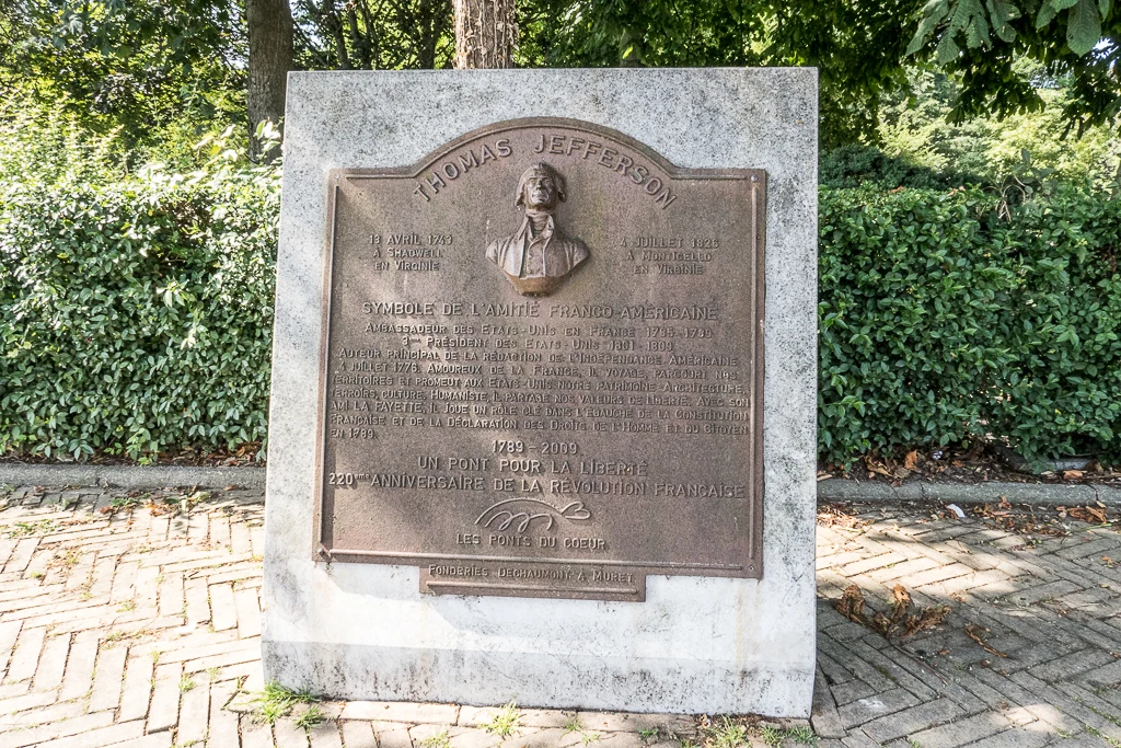 Le memorial calaisien de Thomas Jefferson