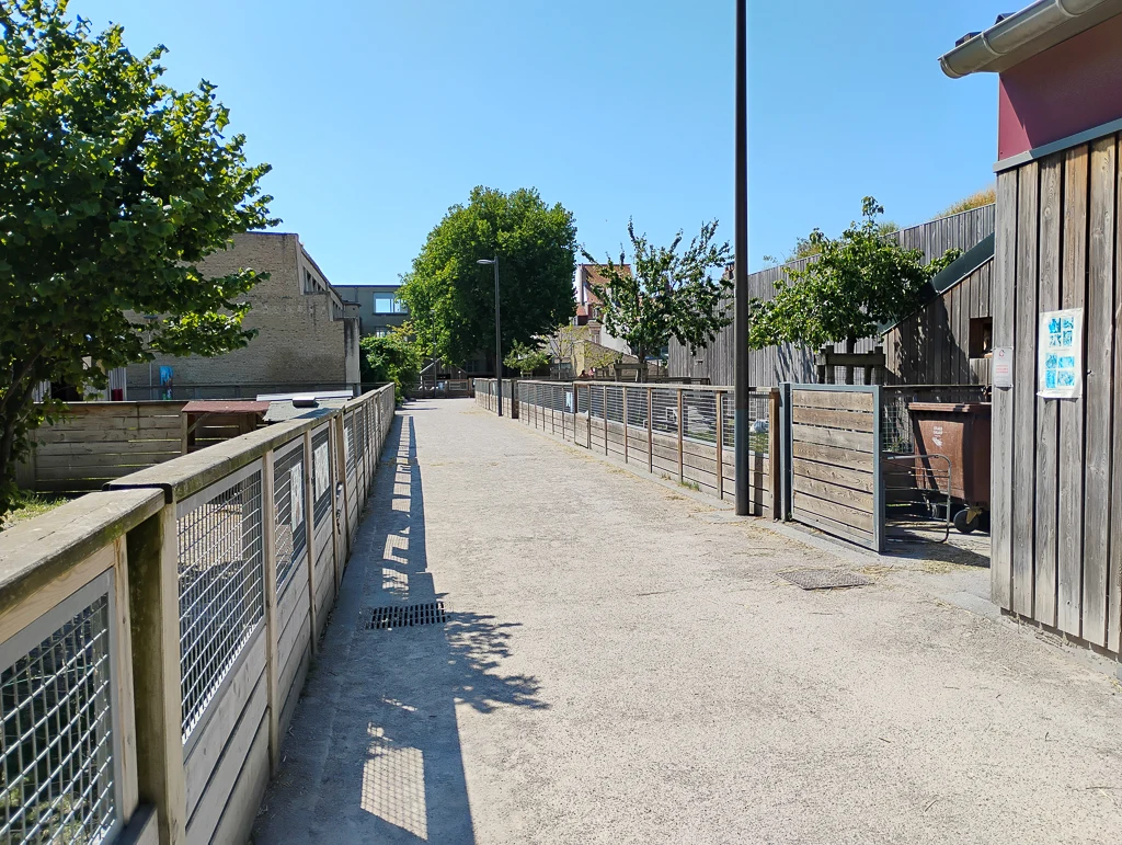 L'ancien parking du personnel du journal Nord-Littoral