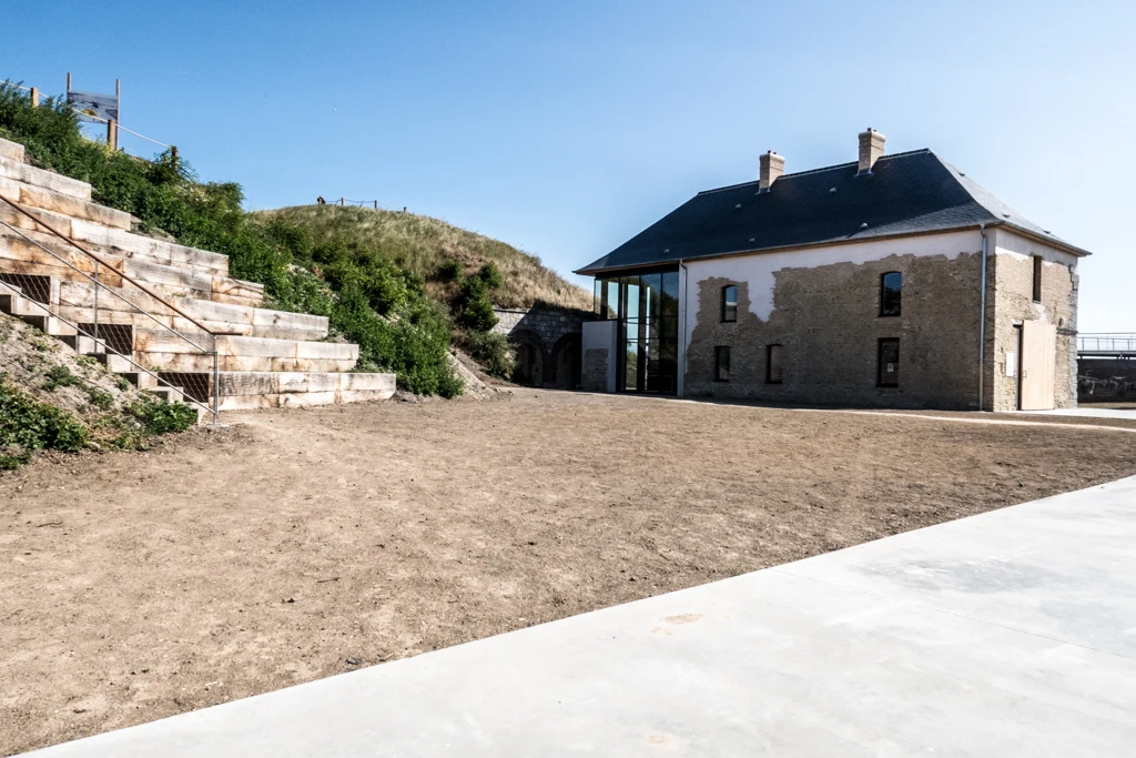 Le Logis du Majord du Fort Risban de Calais après restauration
