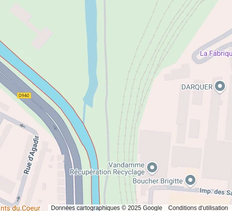 Copie d'écran Google Maps