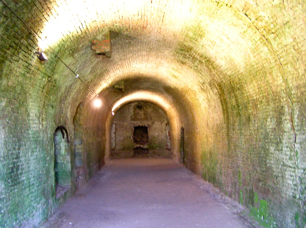 L'intérieur des remparts du Fort Nieulay de Calais