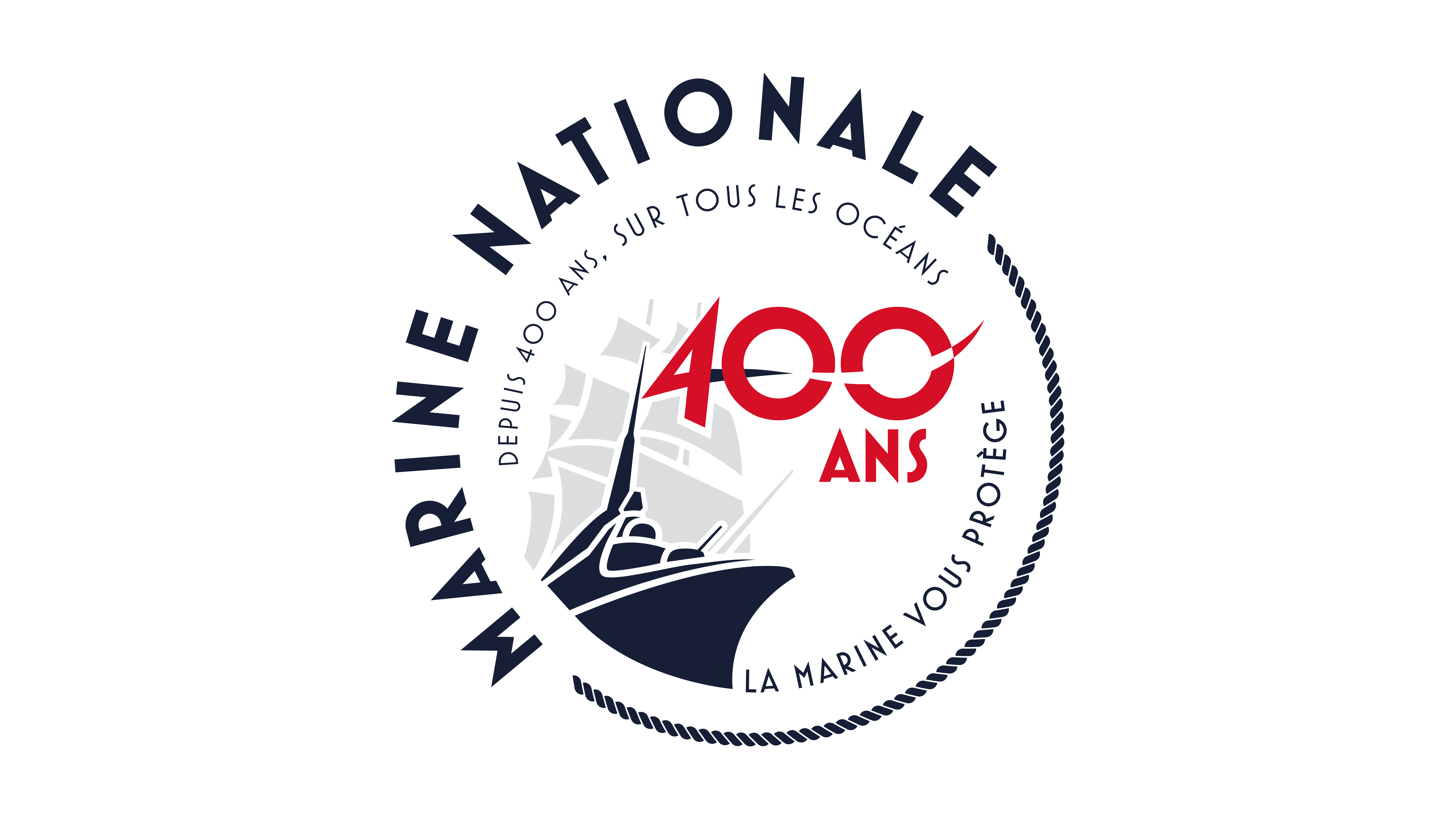 Logo des 400 ans de la Marine Nationale