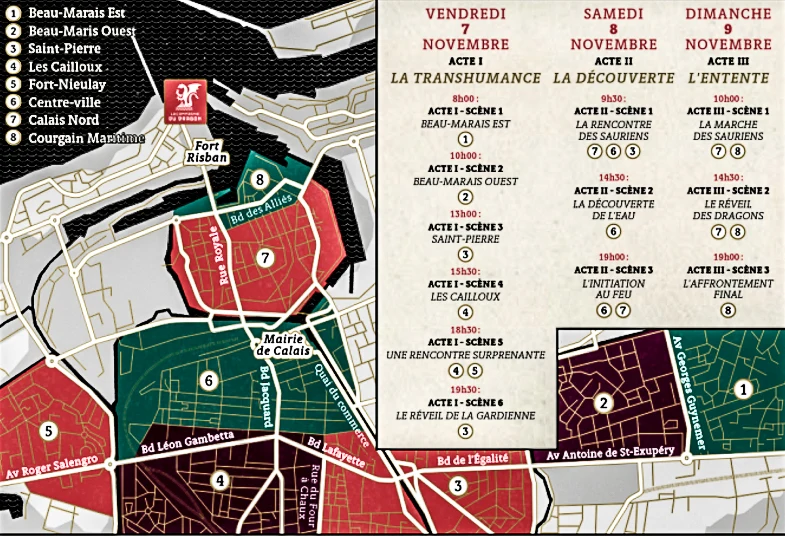 Varan de Calais: les festivités