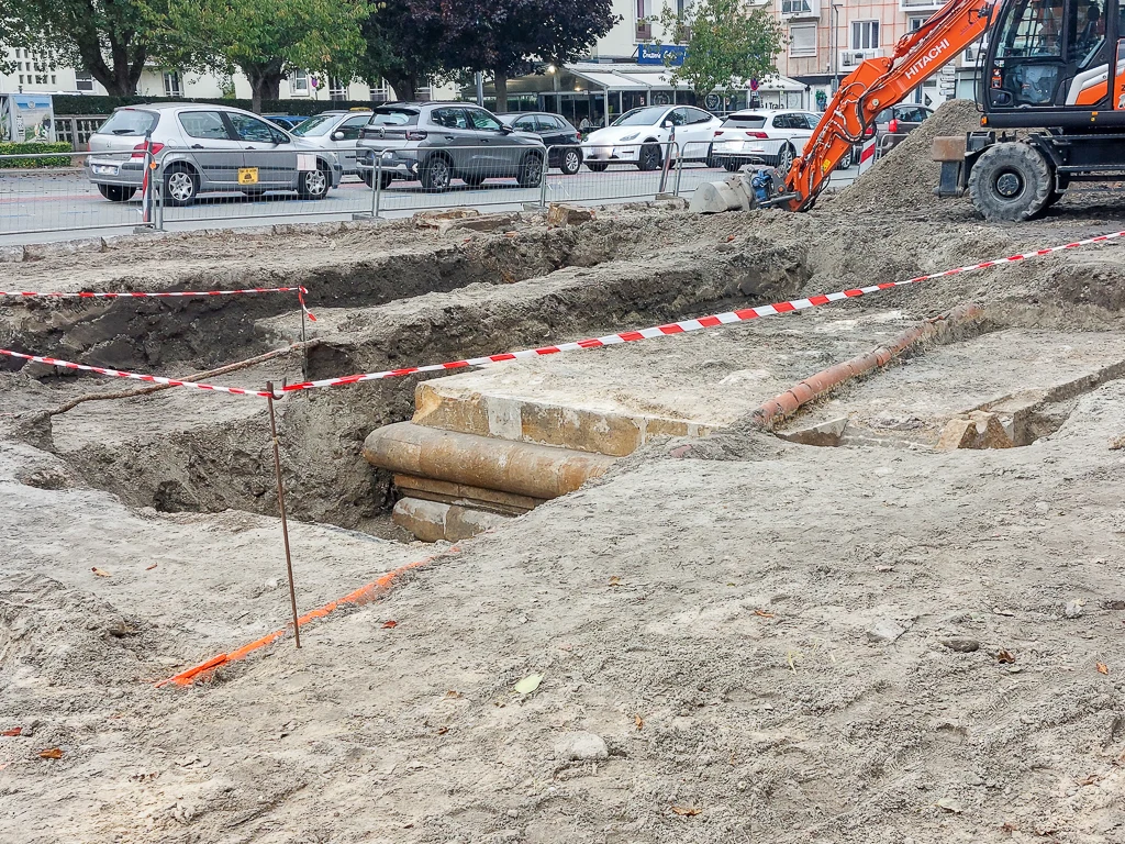 Un site archéologique authentique à Calais