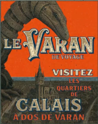 Les premiers voyages en dos du Varan de Calais