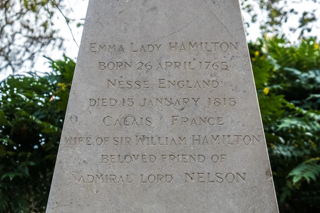 En mémoire à Lady Hamilton En mémoire à Lady Hamilton