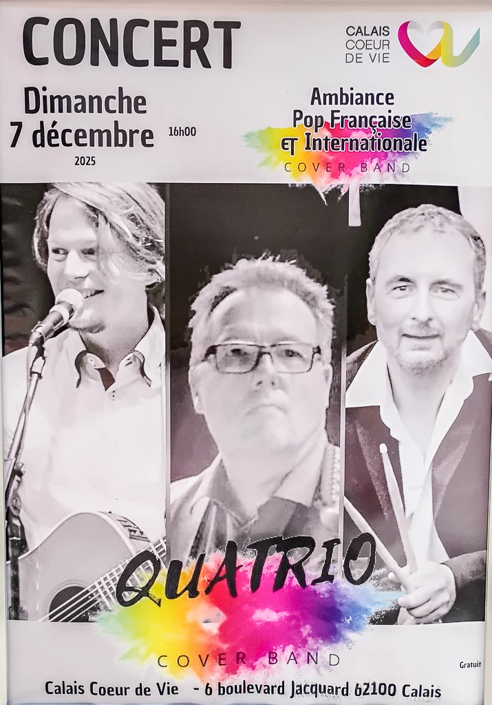 Le groupe QUATRIO à Calais Coeur de Vie