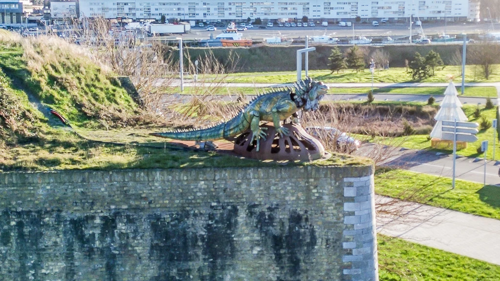 L'iguane sentinelle du Fort Risban