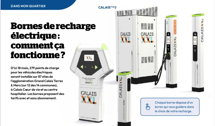 Illustration tirée de Calais Mag du mois d'avril