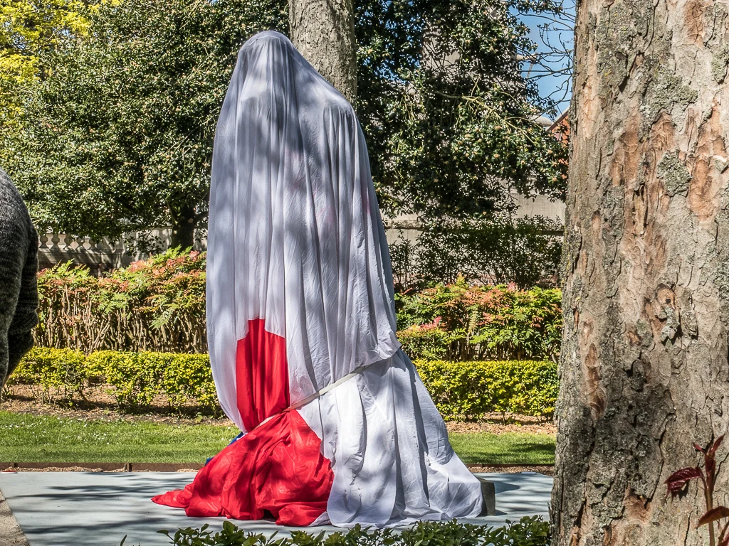 Inauguration de la statue en hommage à Thierry Jacob 