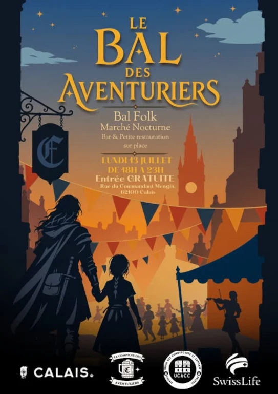 Le premier Bal des Aventuriers à Calais Centre-Ville