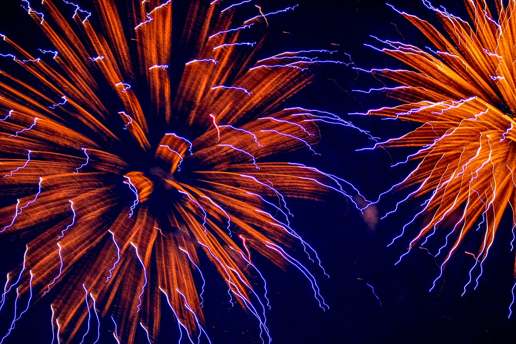 Feu d'artifices 2005 à Calais