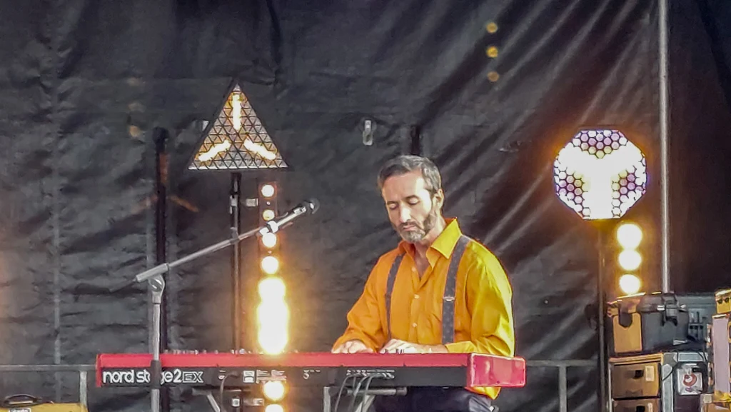 Le claviériste des Vinyls au Rock au Minck 2026