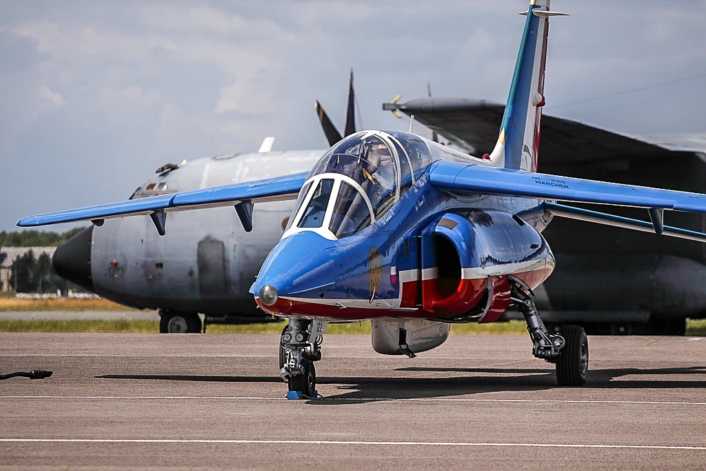 La Patrouille de France à l'aérodrome de Marck